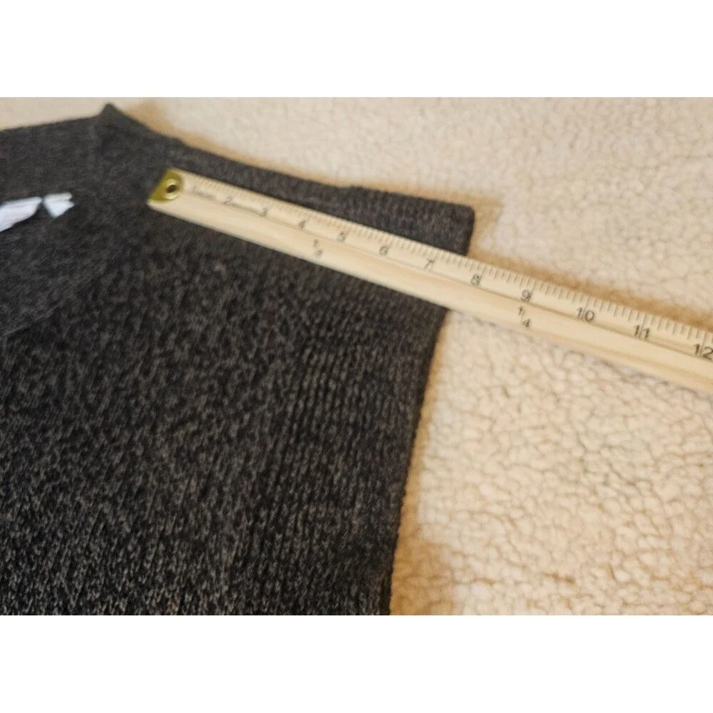 Bobbie Brooks Womens Sweater Vest 1X Brown‎ Knit Button Front Plus Sz Cozy Layer